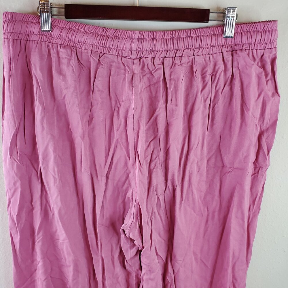 Buenos Ninos Womens Pink Drawstring Jogger Pant XXL - Picture 8 of 13